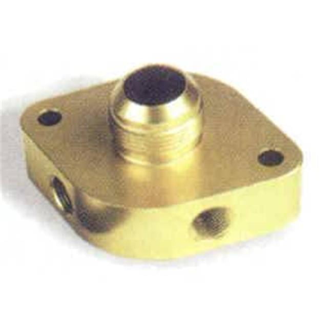 Moroso 63461 Billet Water Filler Neck 16 AN Fitting & Two 0.37 in. NPT