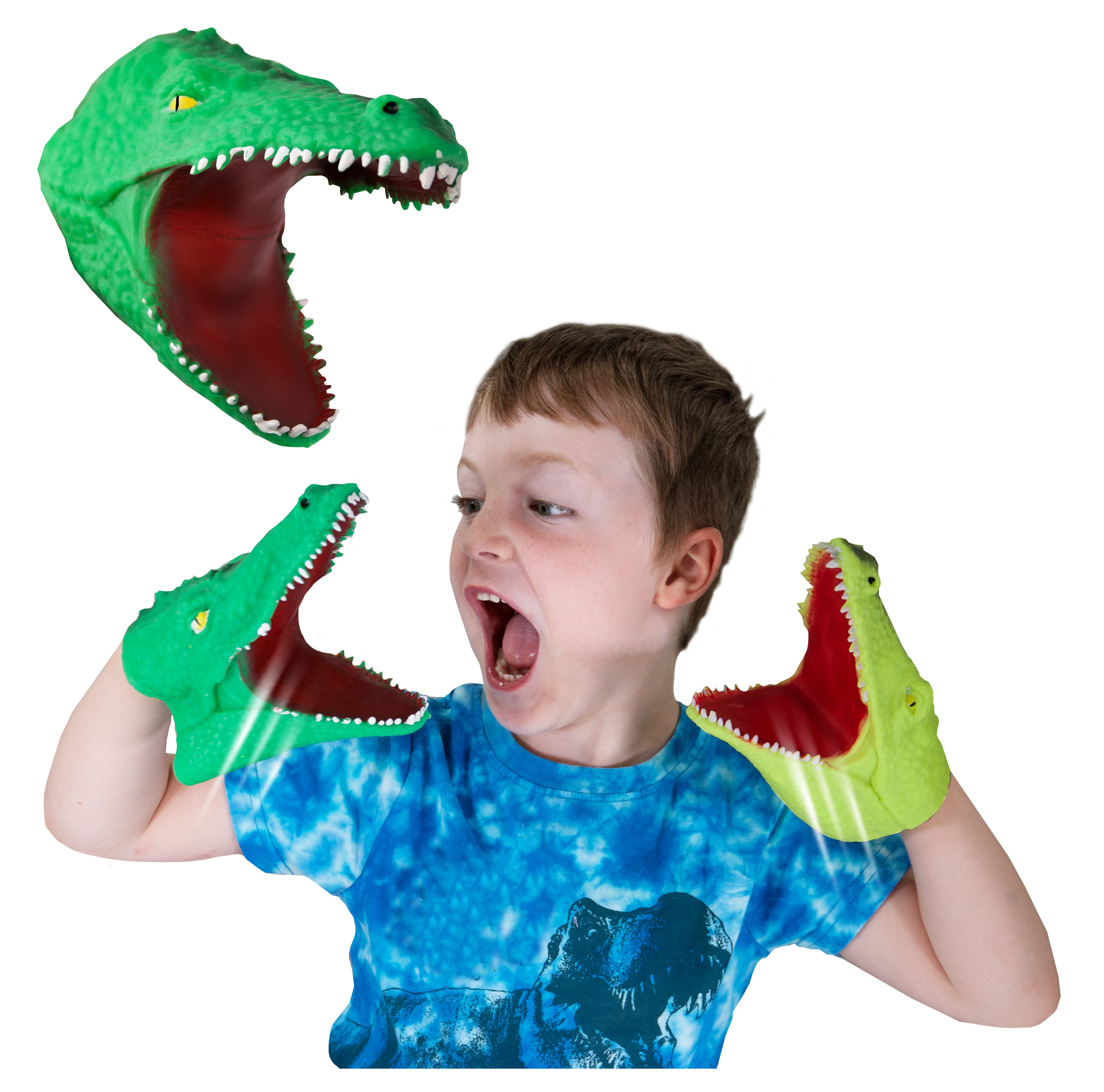 Snap Attack - Crocodile from Deluxebase. Hand Puppets for Kids