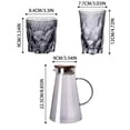 thumbnail image 3 of High Aesthetic Glacier Textured Glass Tumbler For Home Living Room Daily Use Guest Serving And Brewing300ml, 3 of 7
