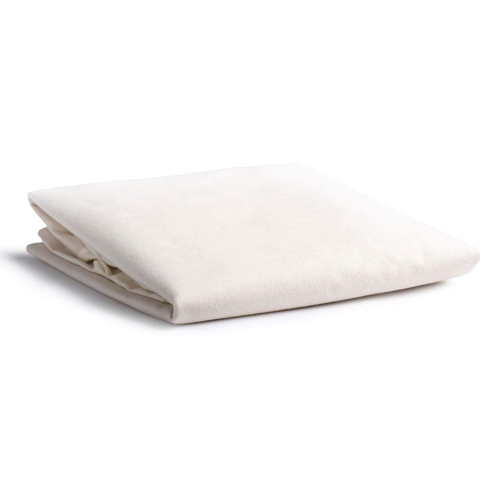 Naturepedic Organic Waterproof Crib Mattress Pad, Skin Friendly, Breathable & Absorbent Crib Mattress Protector - Removable Protector Pad for Baby and Toddler Beds - Fitted for Standard Baby Crib Siz