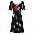thumbnail image 5 of Corazones hearts Sleeveless Dress women long dresses Dress for girls Evening dresses Clothing, 5 of 7