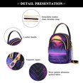 thumbnail image 4 of FORMRS Crossbody Bag for Women Quilted Travel Shoulder Cell Phone Purse with Chain Strap Handbag, Pink Digital Art, 4 of 7