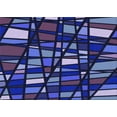 thumbnail image 1 of Ahgly Company Indoor Rectangle Patterned Midnight Blue Area Rugs, 7' x 10', 1 of 6