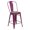 Purple, variant on Flash Furniture 24" High Purple Metal Counter Height Stool with Back and Wood Seat
