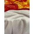 thumbnail image 2 of Cute Pepperoni Pizza Blanket - Round 5 Foot Circle 60" x 60" Realistic Food Snack Throw Wrap Novelty Blanket Kids Fun Gift, 2 of 7