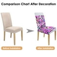 thumbnail image 7 of Leopard Dining Chair Covers 4 Pack Dynamic Animal Print Washable Polyester Stretch Slipcovers Removable Seat Protector for Chic and Fashionable Homes, 7 of 7