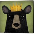 thumbnail image 1 of The Black Bear with Crown by Ryan Fowler, Canvas Wall Art, 1 of 1