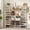 White, variant on BGTREND 10-Tier Shoe Rack 4-Row Large Metal Shoe Storage Organizer 65-70 Pairs for Garage Entryway Closet (68 inches, Black)