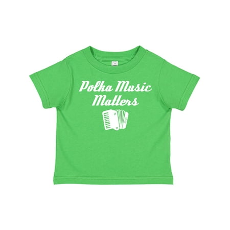 

Inktastic Polka Music Matters Gift Toddler Boy or Toddler Girl T-Shirt