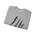 thumbnail image 3 of Effete Feline Claw Marks Scratch Unisex Heavy Blend™ Crewneck Sweatshirt, 3 of 11