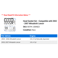thumbnail image 2 of Head Gasket Set - Compatible with 2002 - 2007 Mitsubishi Lancer 2003 2004 2005 2006, 2 of 2