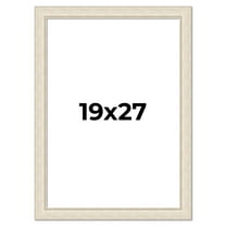 19x27 Frame White Real Wood Picture Frame Width 1.75 inches | Interior Frame Depth 0.5 inches |