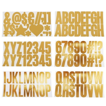 SOPOTUTU 6 Sheets Removable Stickers for Mailbox Labels and Weatherproof Adhesive