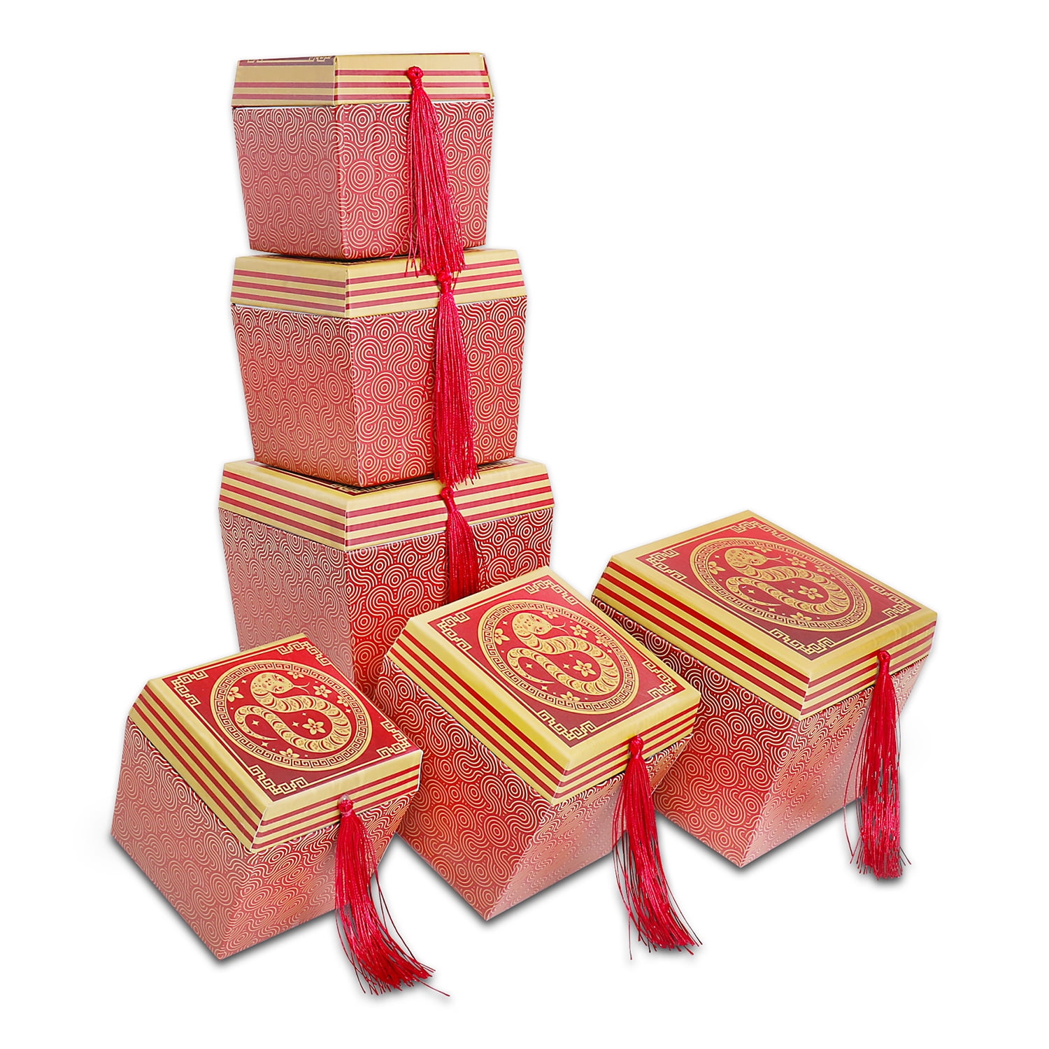 Alder Creek Gift Baskets Lunar New Year Gift Tower (4 Items)