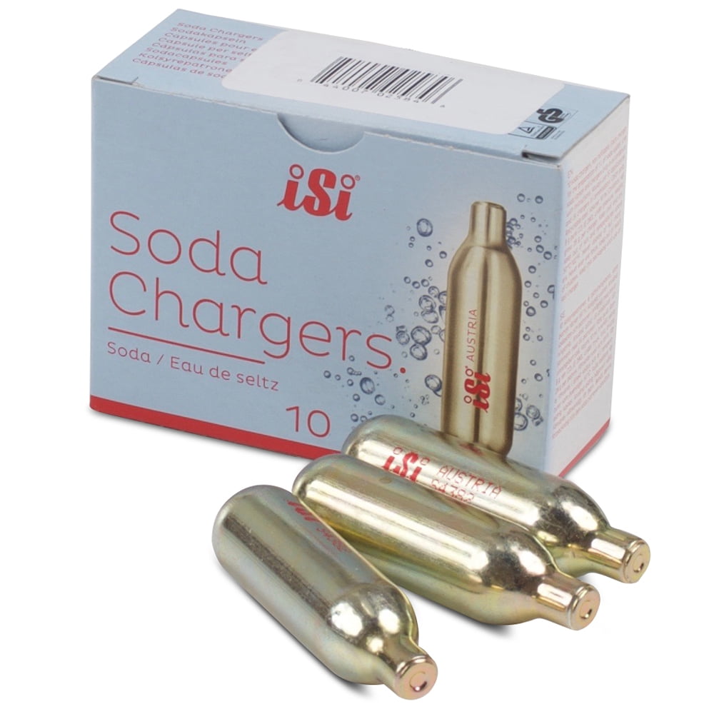 iSi 8.4g CO2 Chargers Box of 30 Non-Threaded Soda Syphon Cartridges 