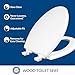 thumbnail image 5 of Mayfair Cassel Slow Close Toilet Seat, Easy Clean, Non Slip Premium Wood Seat, Easy Install, Made in USA, Elongated, White, 5 of 5