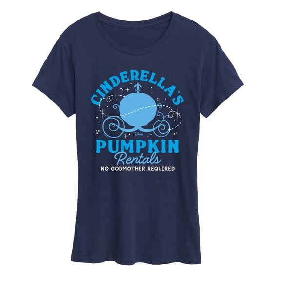 Disney Princess - Cinderella's Pumpkin Rentals - Women's Short Sleeve Graphic T-Shirt