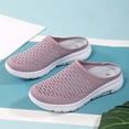 thumbnail image 5 of AJGRHE Women's Casual Shoes Casual On Sneakers Breathable Mesh Toe Cover Summer Walking Shoes Soft Sole Outdoor Loafers Pink 42, 5 of 9