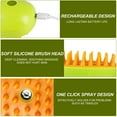 thumbnail image 7 of Steamy Cat Brush, Green, 4 in 1 Multifunctional Cat Hair Brush for Shedding, Massage, Bath, Removing Tangled and Loosse Hair, 7 of 7