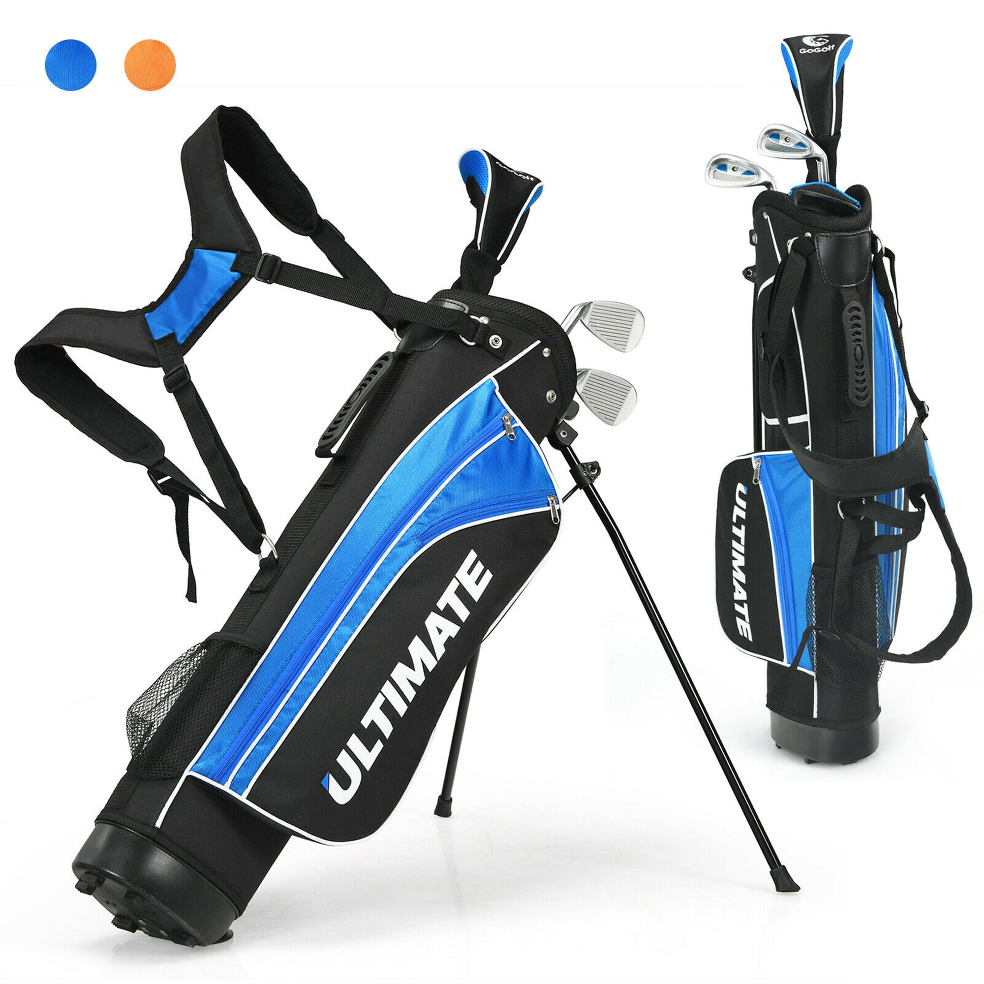 Gymax 28'' Portable Junior Complete Golf Club Set for Kids Age 8+ Set