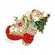 thumbnail image 3 of Yuarrent Decorado Árbol de Navidad Botas de Papá Noel Muñeco de nieve Campana Broche Bufanda Collar Solapa Broche de Navidad Regalo de niña Kits de decoración para fiestas No.76 Yuarrent JR0793-76, 3 of 6