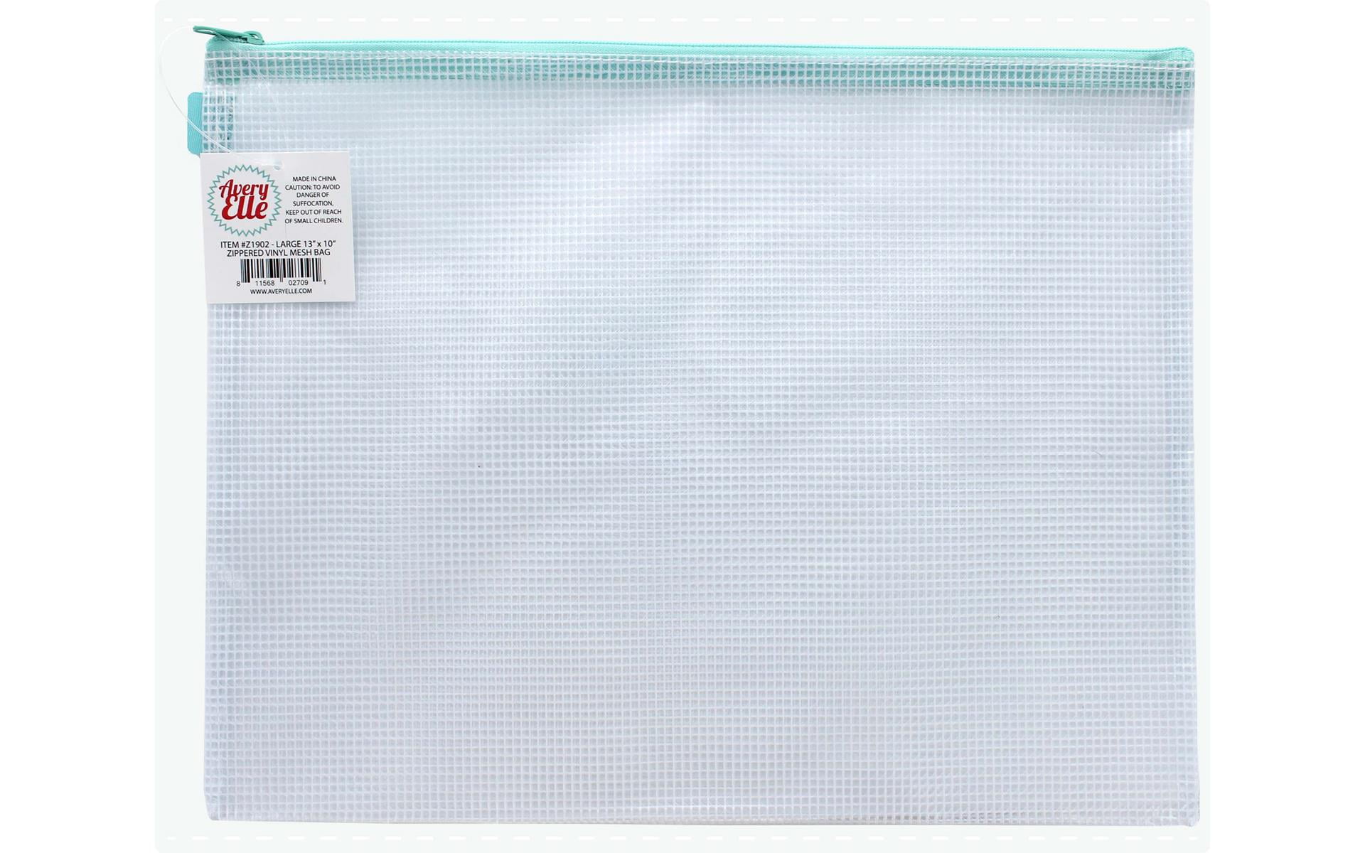 vinyl mesh zipper pouch