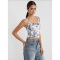 thumbnail image 2 of Sleeveless Printed Blouse, 2 of 7