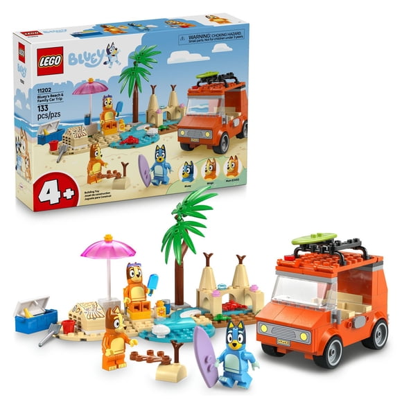 Set LEGO Bluey Excursión Familiar a la Playa de Bluey