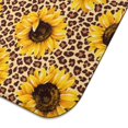 thumbnail image 4 of Sunflower Design Dish Drying Mat, 16x18 Microfiber Floral Pad for Kitchen Counter or Sink Area, Foldable and Absorbent Rack Mat, 4 of 6