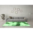 thumbnail image 3 of Ahgly Company Indoor Rectangle Abstract Emerald Green Modern Area Rugs, 7' x 9', 3 of 4