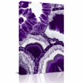 thumbnail image 2 of Canvas Wall Art Abstract Marble Texture Canvas Art Print White Dark Purple Cracke Rock Pictures Wall Decor for Living Room Bedroom Artwork Decorations Stretched Framed Ready to Hang 8"x10", 2 of 9