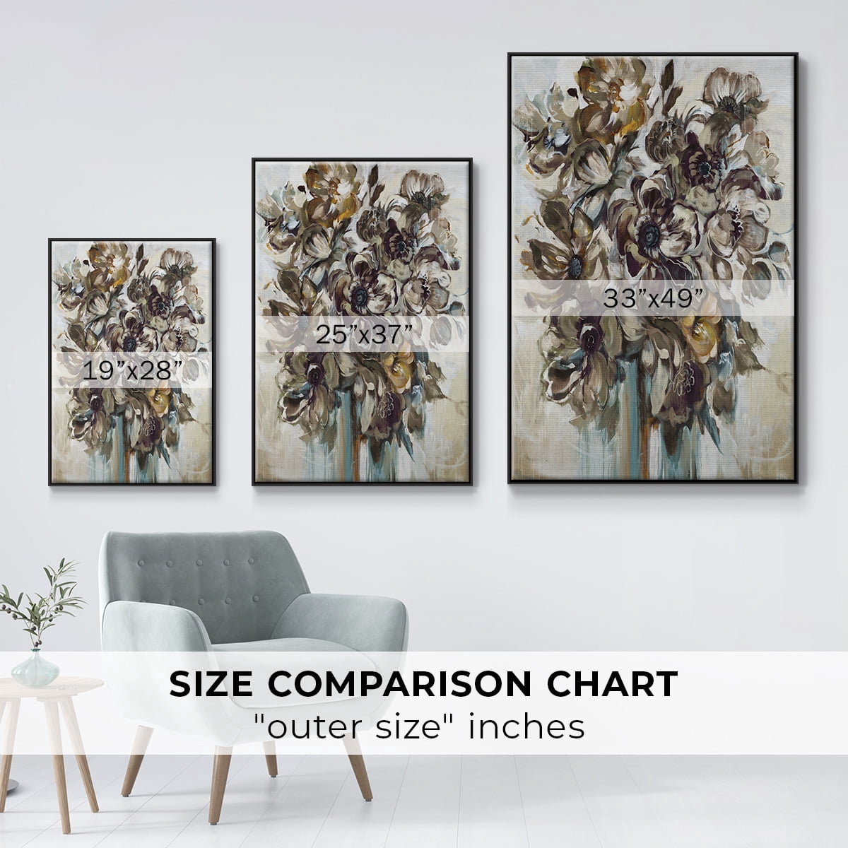 Wild At Heart VI Framed Premium Gallery Wrapped Canvas - Ready to Hang - 25 x 37 - Black Floating Frame