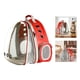 thumbnail image 3 of Mochila ligera y transparente con burbujas para transportar gatos, expandible. rojo, 3 of 8