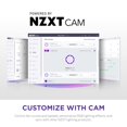 thumbnail image 2 of NZXT F120 RGB Core – Ventilador RGB montado en cubeta de 120 mm – 8 LED direccionables individualmente, cuchillas semi-translúcidas, alta presión est&amp;aacu, 2 of 7