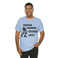 thumbnail image 5 of Amputee Humor TShirt “Proud owner of bionic legs” Crew Neck, 5 of 6