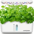 thumbnail image 2 of Ahopegarden HSXA1 Intelligent Planter 10-Pod Plant Germination Machine Hydroponic Planting Indoor Gardening Kit with LED Plant Growing light Self Water Cycle with AC110V US Plug (White), 2 of 8