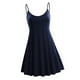 thumbnail image 1 of Vestido de verano para mujer Zulema sin mangas ajustable tiras flores azul Navy L Vestido de playa, 1 of 8