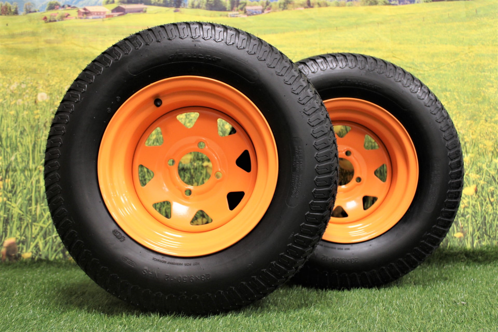 Antego Tire and Wheel (SET OF 2) Scag 23x9.5012 Cougar Tiger Cub 48