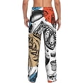 thumbnail image 3 of Daiia French Food Men's Sleep Pant with Pockets and Drawstring,Pajama Pants-XX-Large, 3 of 9