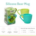 thumbnail image 3 of Melii Silicone Bear Mug 2/PK, 3 of 6