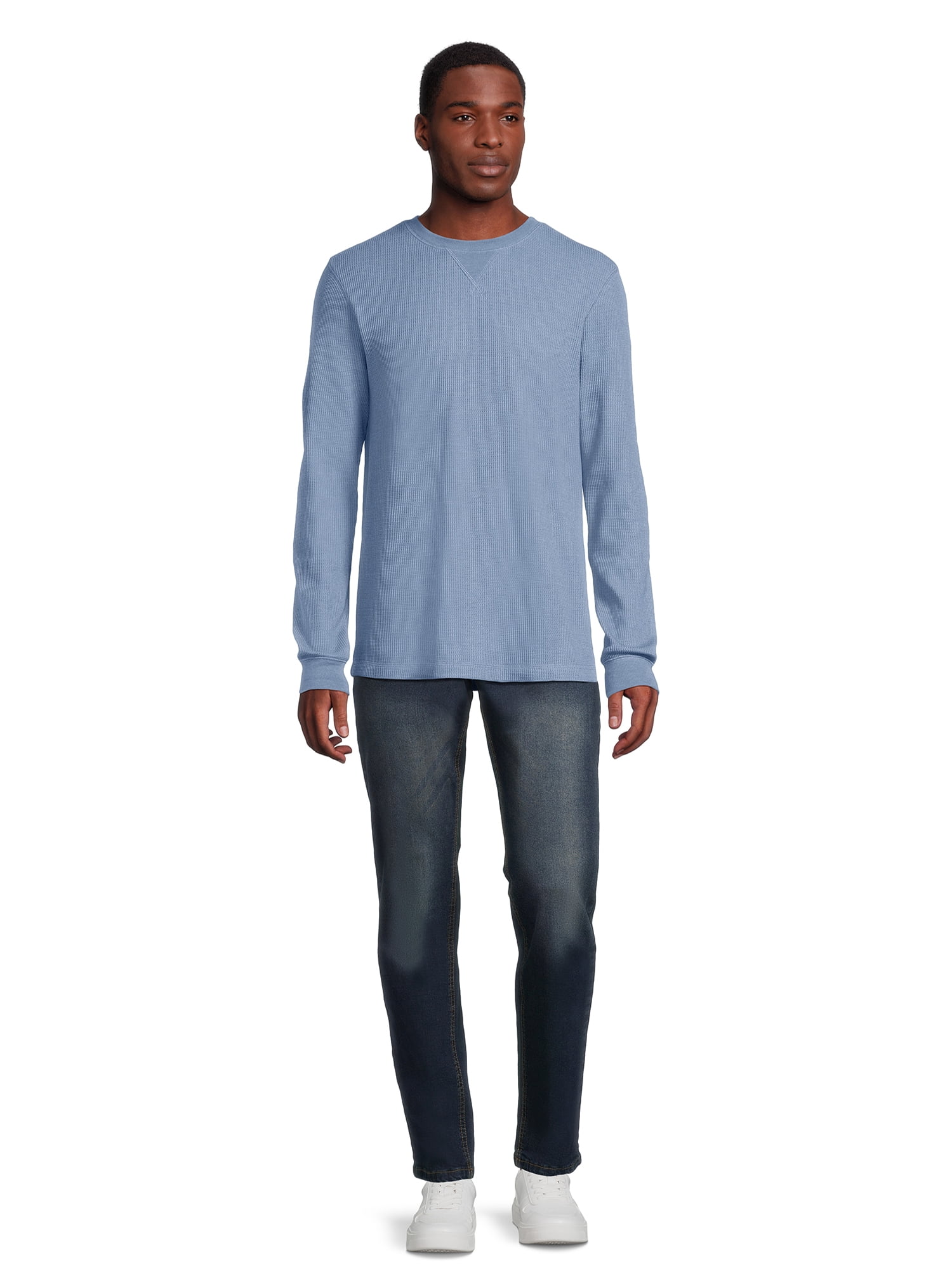 George Men's Thermal Crewneck Tee with Long Sleeves - Walmart.com