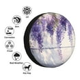 thumbnail image 4 of Xecao Lavender Blooms Window for Tire Covers,Wheel Tire Cover Waterproof, Dust-Proof, And Universally Fitting for Cars,Trailers, SUVs-14 inch, 4 of 6