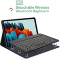 thumbnail image 2 of JINRAN Keyboard Case for Lenovo Tab P11 Pro Gen 2 / Pad Pro 2022 11.2 inch, 7 Color Backlight Bluetooth Keyboard with Mouse, Slim Thin Folio Leather Protective Book Cover, 2 of 6