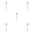 thumbnail image 1 of Jumpingount Marcador de página con colgante, accesorios para hacer joyas, Clips para libros, suministros de decoración para mujeres, palitos para Plata antigua 5piezas, 1 of 6