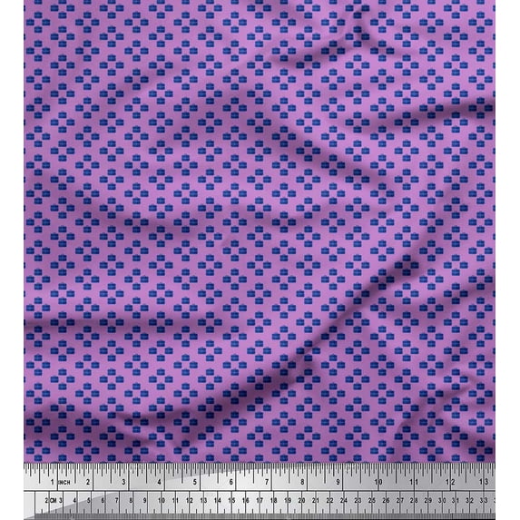 Soimoi Cotton Jersey Fabric Men Bag Shirting Decor Fabric Printed Yard 58 Inch Wide