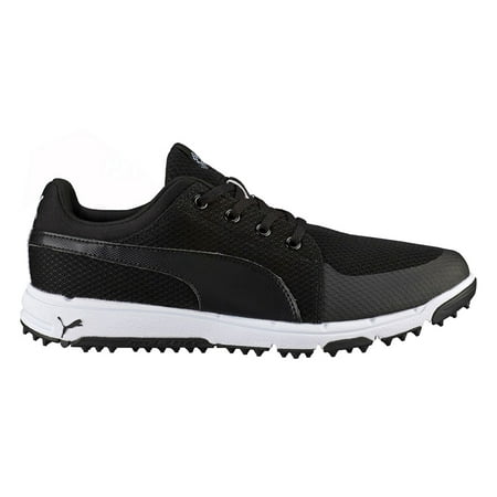 NEW Mens Puma Grip Sport Tech Golf Shoes Puma Black / White - Choose Your Size!