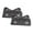 Black, variant on QccHieUs 2Pcs Pool Billiard Cue Straightness Checker Snooker Club Straightness Detection Yellow