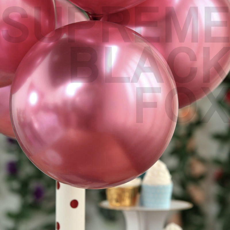 Metallic Balloons Metal Chrome Shiny Latex Happy Birthday Wedding Party