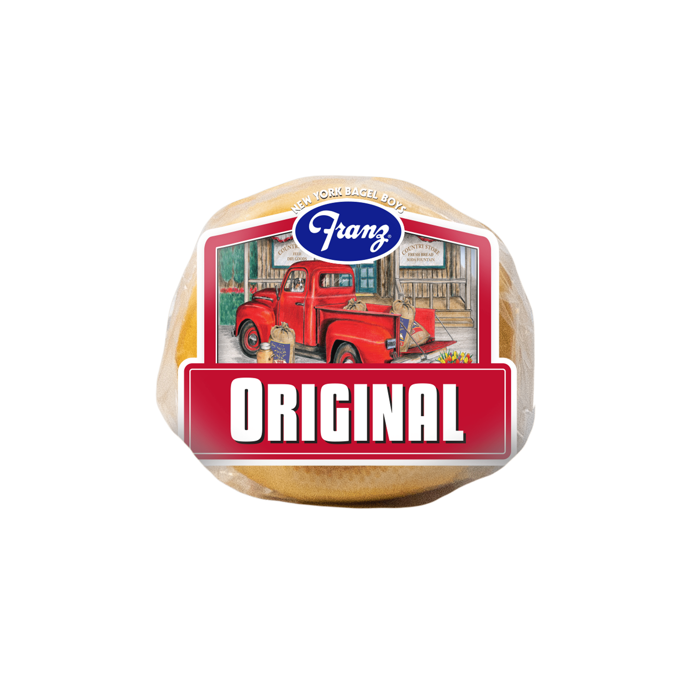 Franz Premium Original Plain Bagels, 18 oz, 6 Count