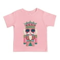 thumbnail image 5 of Pink and Teal Nutcracker Patchwork Print - Youth Short Sleeve Graphic T-Shirt and Toddler Short Sleeve Graphic T-Shirt, 5 of 13